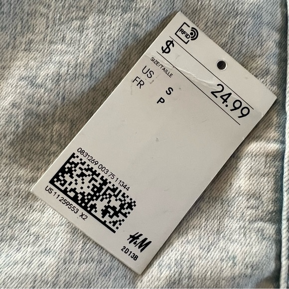 H&M Bodycon Denim Style Dress Size Small - Picture 4 of 5